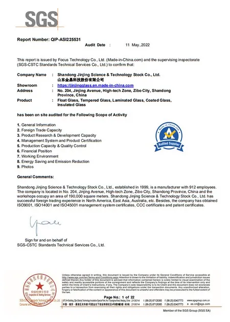 Certification